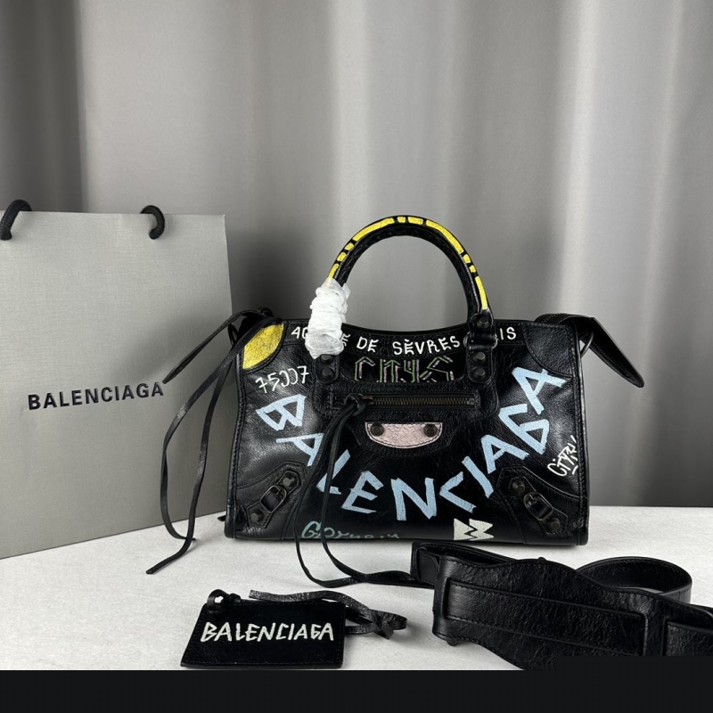 Ba*len*cia*ga top handle bags